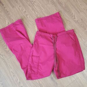 Spread Good Cheer Magenta Pink Scrubs Pants Size Medium